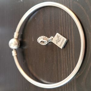 Pandora charm Sterling Silver Passport